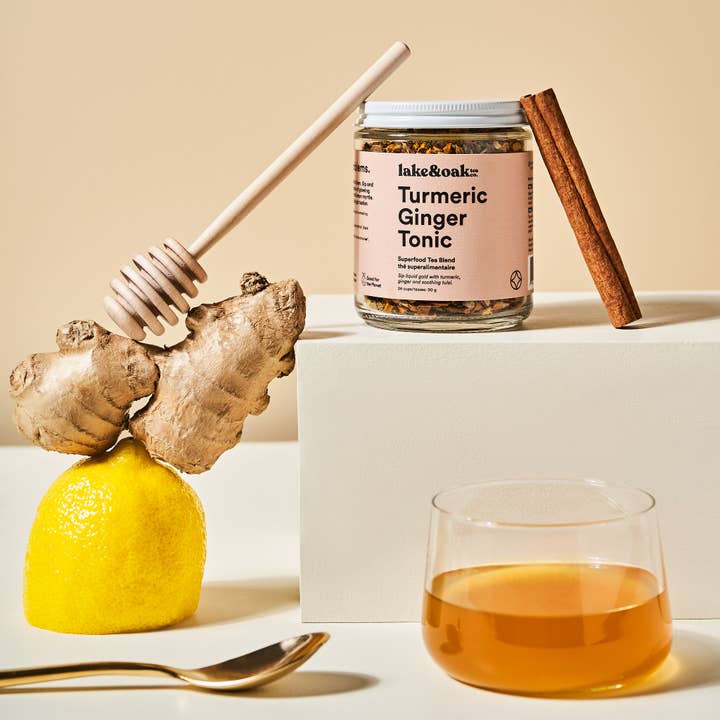 Tonic Curcuma Gingembre - Thé Superaliment pour la vente par Lake & Oak Tea Co.