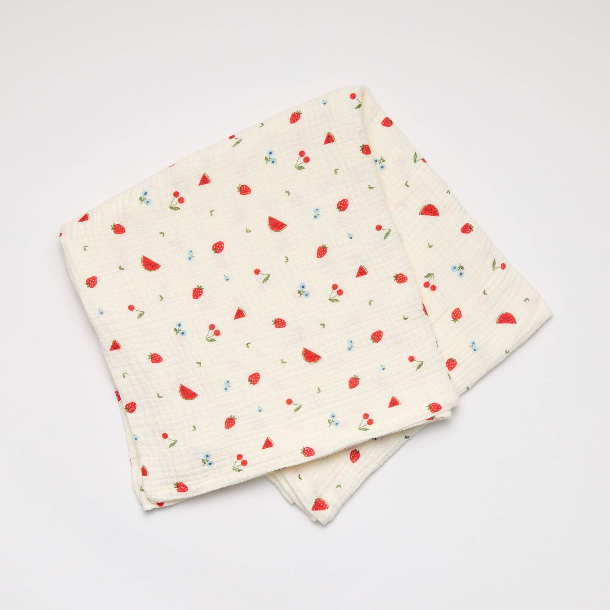 Over the Dandelions - Wholesale Swaddle - Baby - Organic Muslin Swaddle Sweet Pickings - DUE BACK 1st Feb2