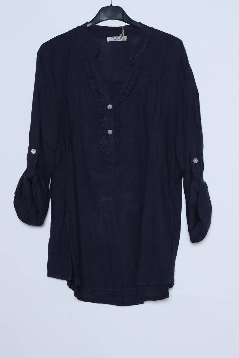 LÉA & LUC – wholesale Blus - Dam – Blus i 100 % linne REF. 66493