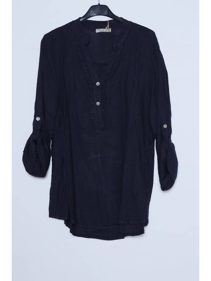 LÉA & LUC – wholesale Blouse – Women’s – 100% Linen Blouse REF. 66493