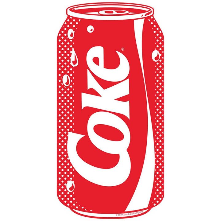RetroPlanet - Wholesale Sticker - Coke Can 1980s Style Pop Art Sticker
