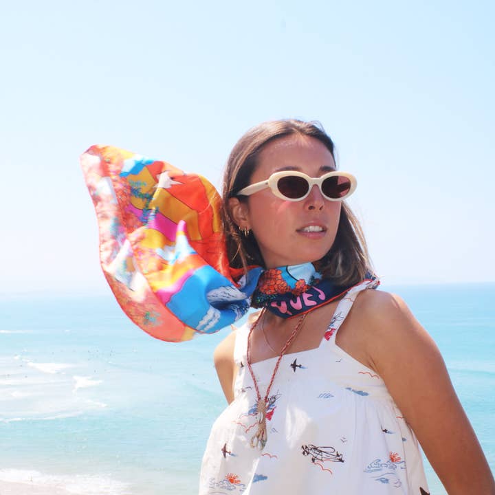 SOIE-MEME - Wholesale Scarf - Women's - cote de basques- carré 3