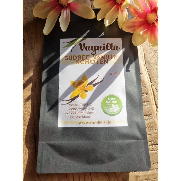 Taste of Paradise – wholesale Vanilla/fruit extract – South Sea Tahiti Vanilla Pods - Vanilla Tahitensis (10-12cm) - Top Gourmet Quality (5-100 pieces)3