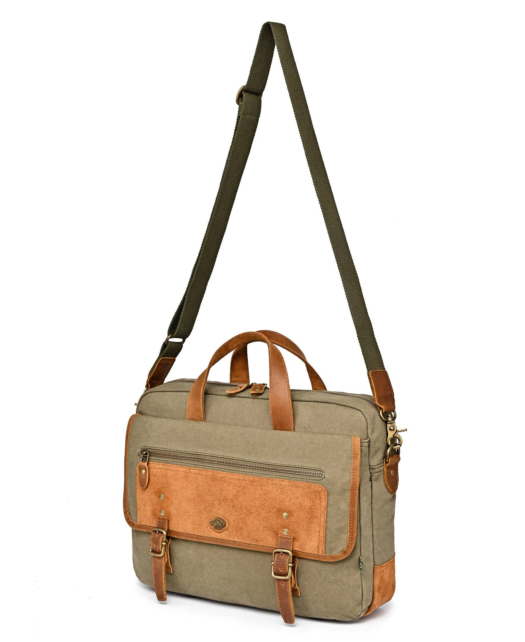 TSD Brand – wholesale Briefcase – Unisex – Valley Oak Canvas Brief Bag7