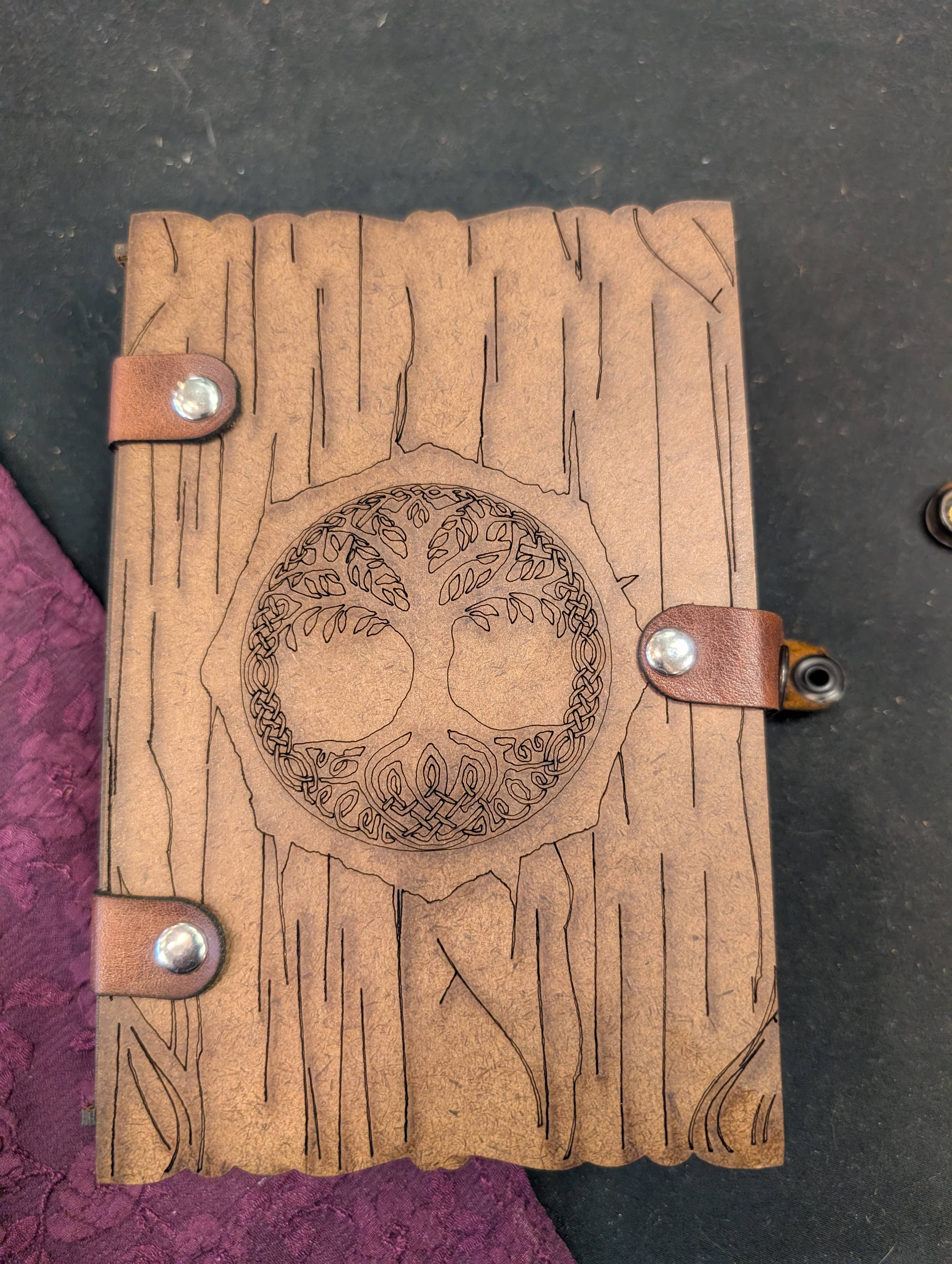 The Nerdy Wolf - Wholesale Journal/Diary - Journal Kit with Glass Dip Pen, Ink, and Wood Gift Box19