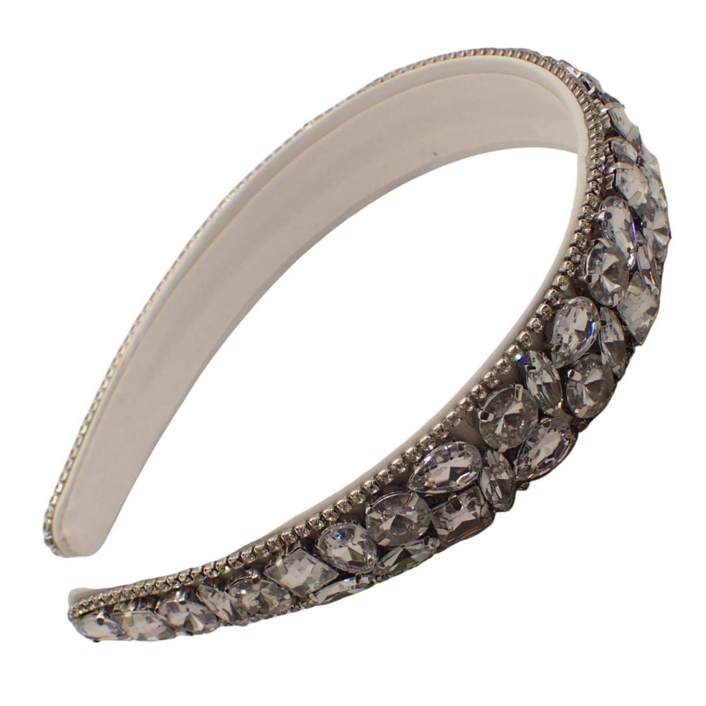 Topkids Accessories - Wholesale Fashion Headband - Women's - Bridal Headband for Wedding, Bride Tiara, Flower Girl Crown Headband, Head Band for Girls & Women, Bridesmaid Alice Band, Prom Headband, Kids & Adults0