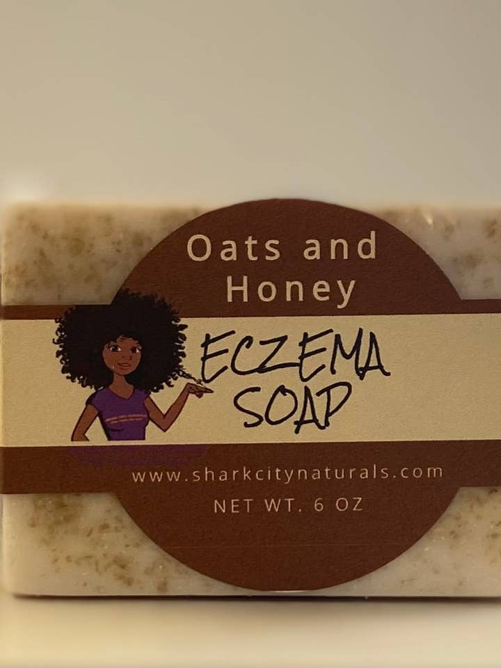 Oats & Honey Eczema Relief Soap for wholesale by Shark City Naturals