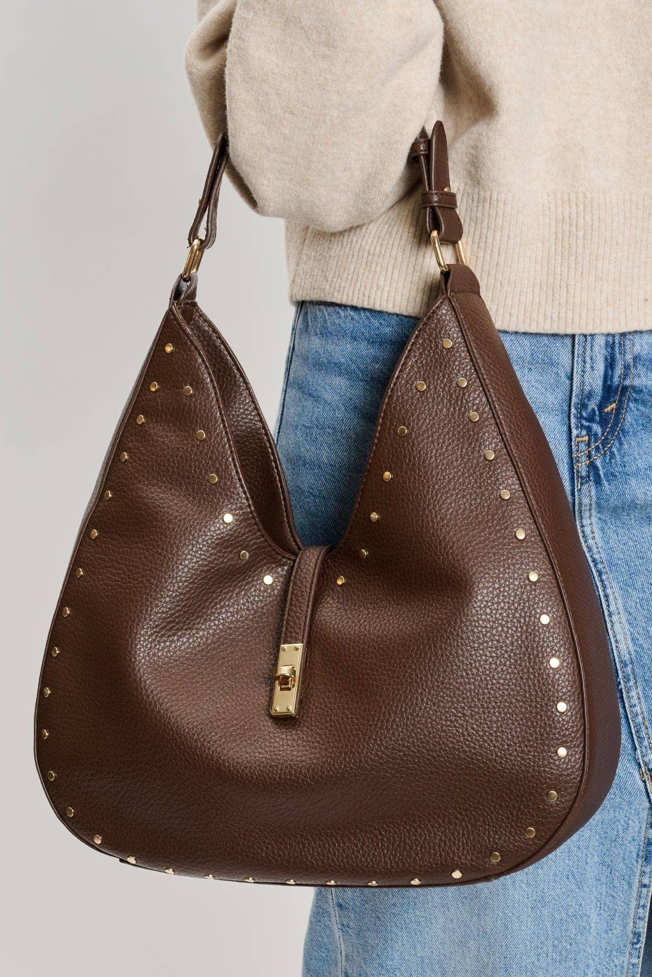 MiMi Wholesale - Vente Sac porté épaule – femme - 35275ML Sac Hobo Clouté Olivia19