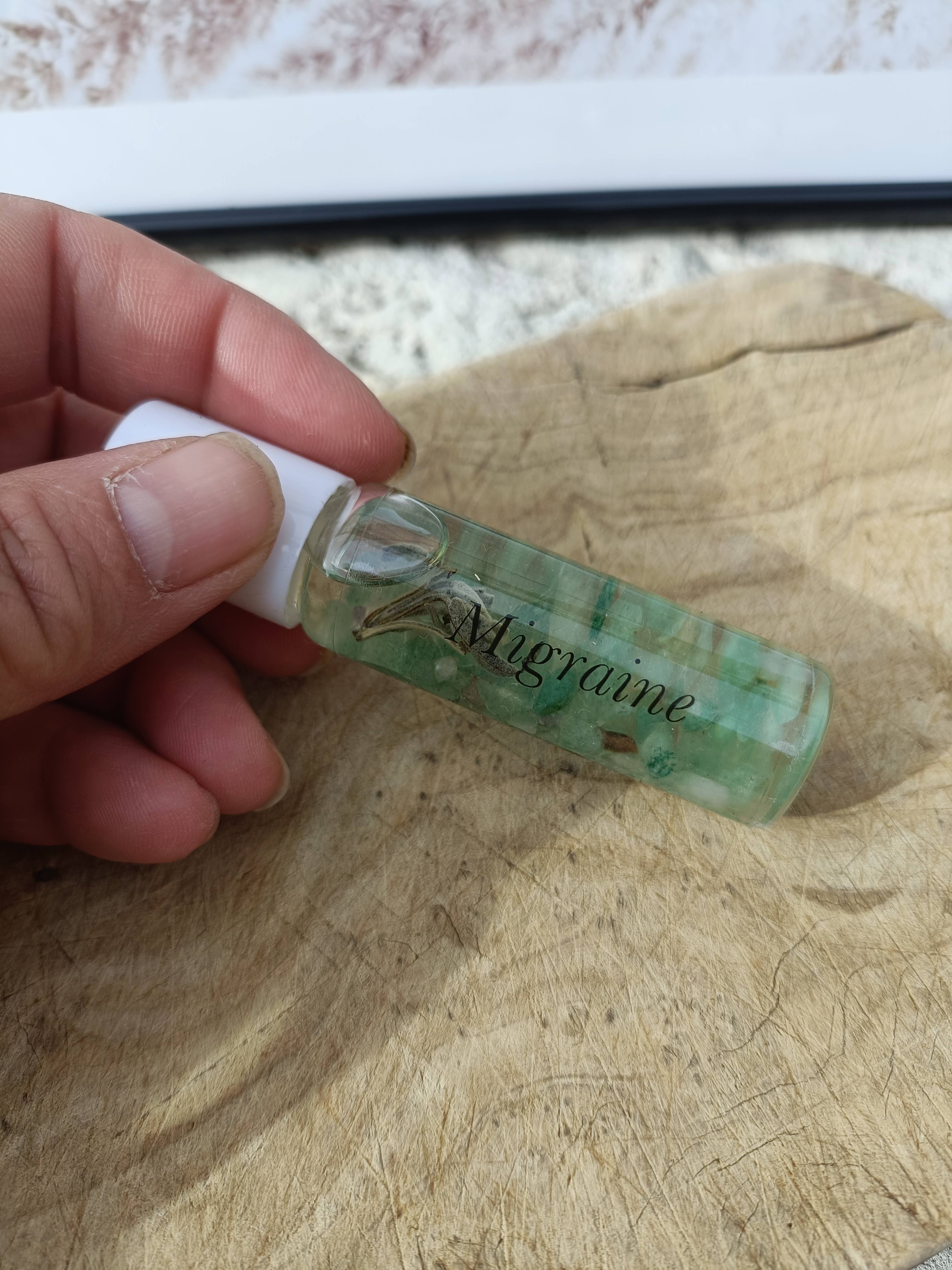 l'alchimie de mailys – Óleo essencial roll-on por atacado – Roll-on natural para enxaqueca e ação anti-inflamatória