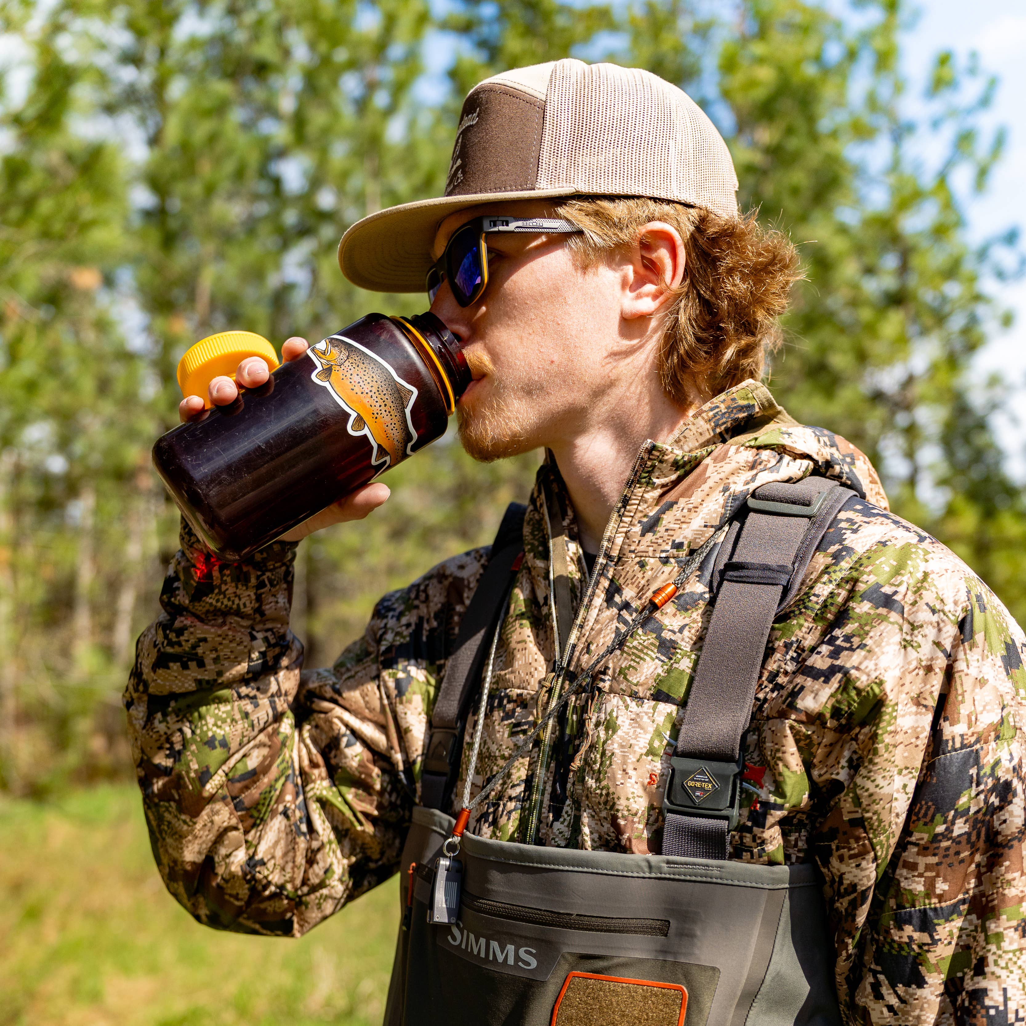 BruleBay - Wholesale Sticker - Brown Trout Fish Sticker Decal3