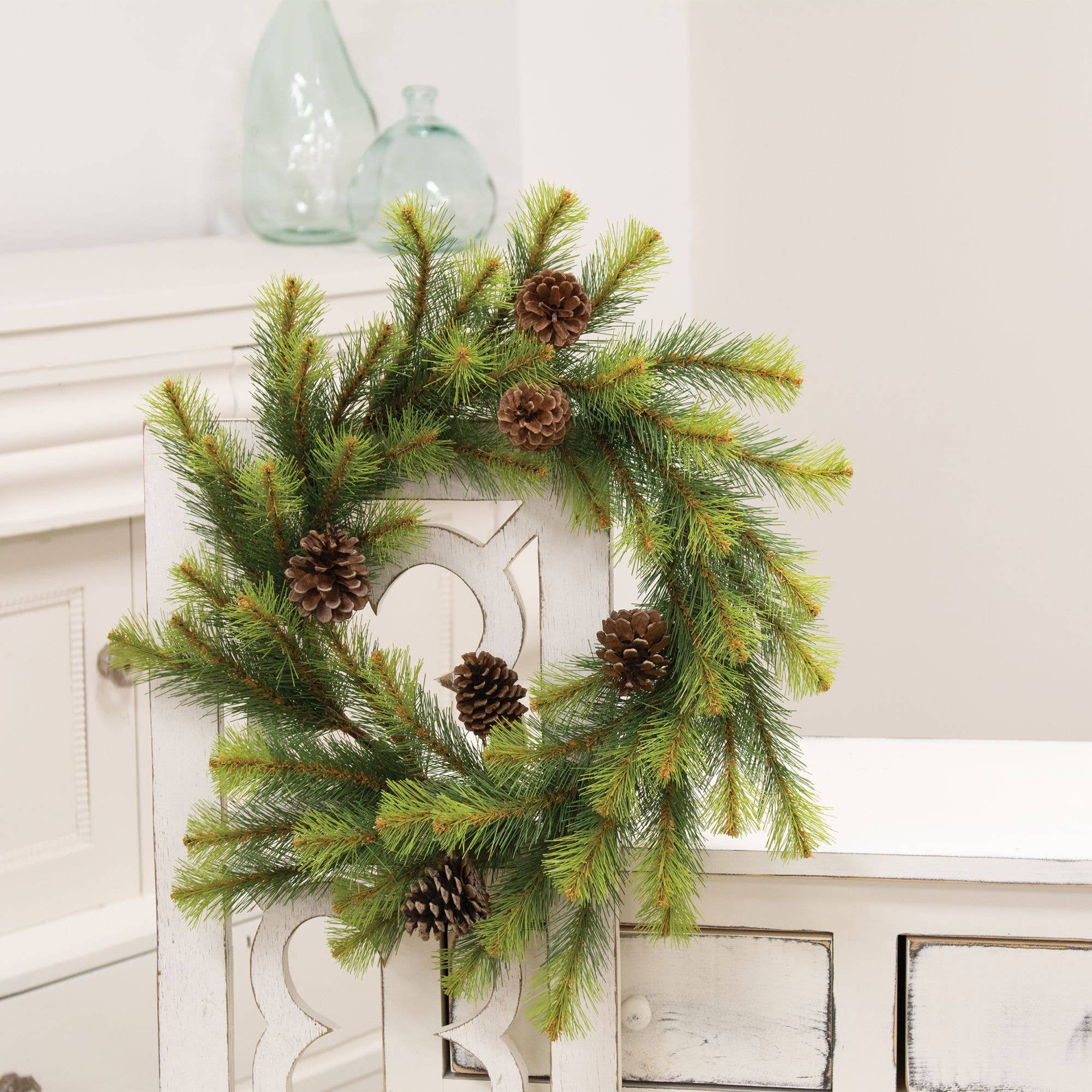 Saybrook Lane – Engroshandel Krans – Empire Pine Krans m/fyrrekogler, 24"2
