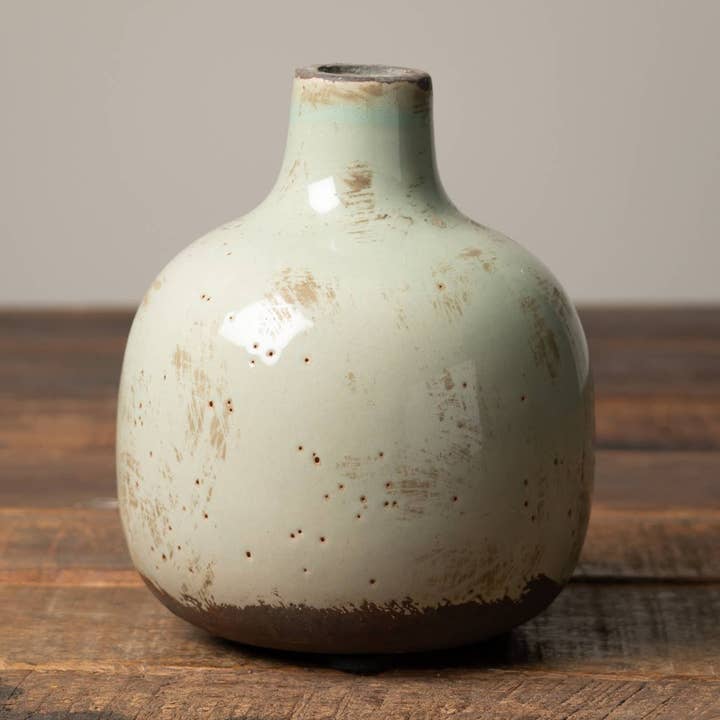 Chehoma USA - Wholesale Vase - Ceramic Vase Verdigris 12.5cm0