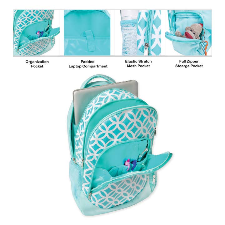 EAST AVENUE - Wholesale Backpack - Kids - Diamond Pattern Backpack3