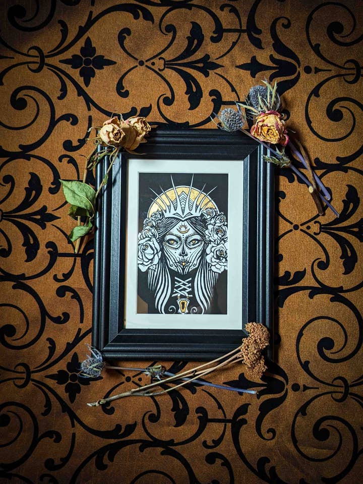 Todessprite - Verzierter gerahmter Druck für den Großhandel von Studio Umbralux