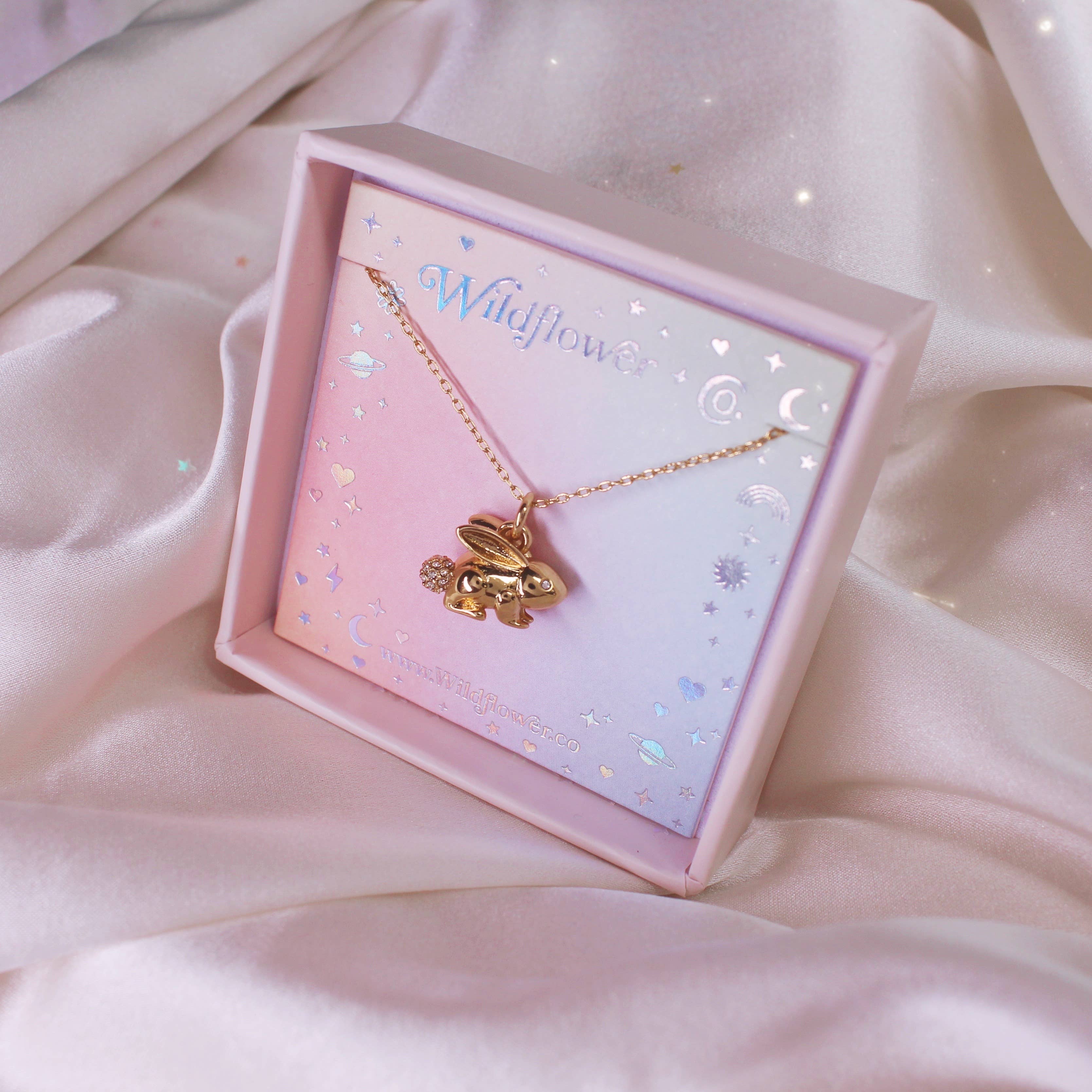 Wildflower + Co. – Engroshandel Halskæde med vedhæng – Bunny halskæde1