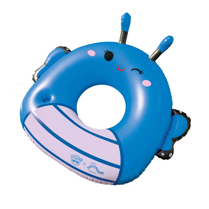 Squishmallows Waverly the Butterfly 42 inch pool float with cupholder for wholesale by BigMouth Inc