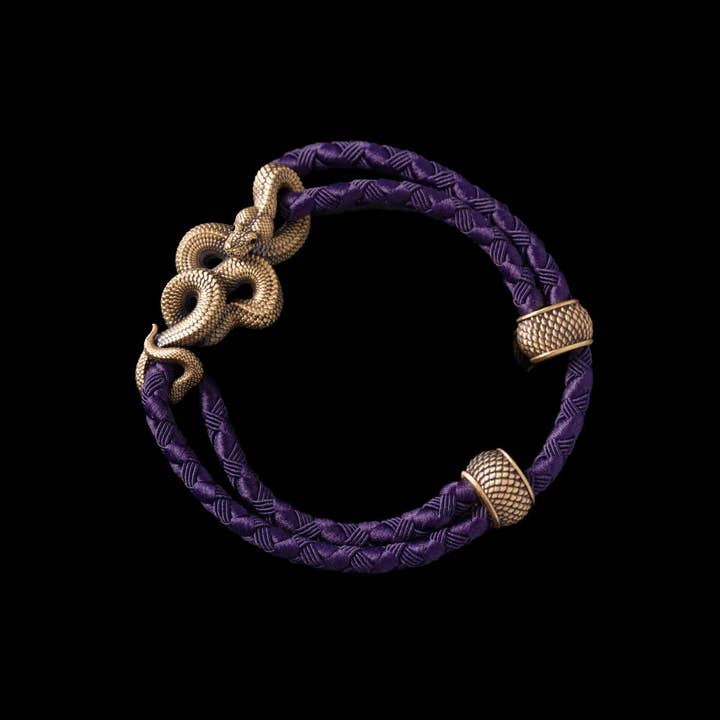 Coppertist.wu – wholesale Woven/braided bracelet – Tree Boa Rope Bracelet - Brass35