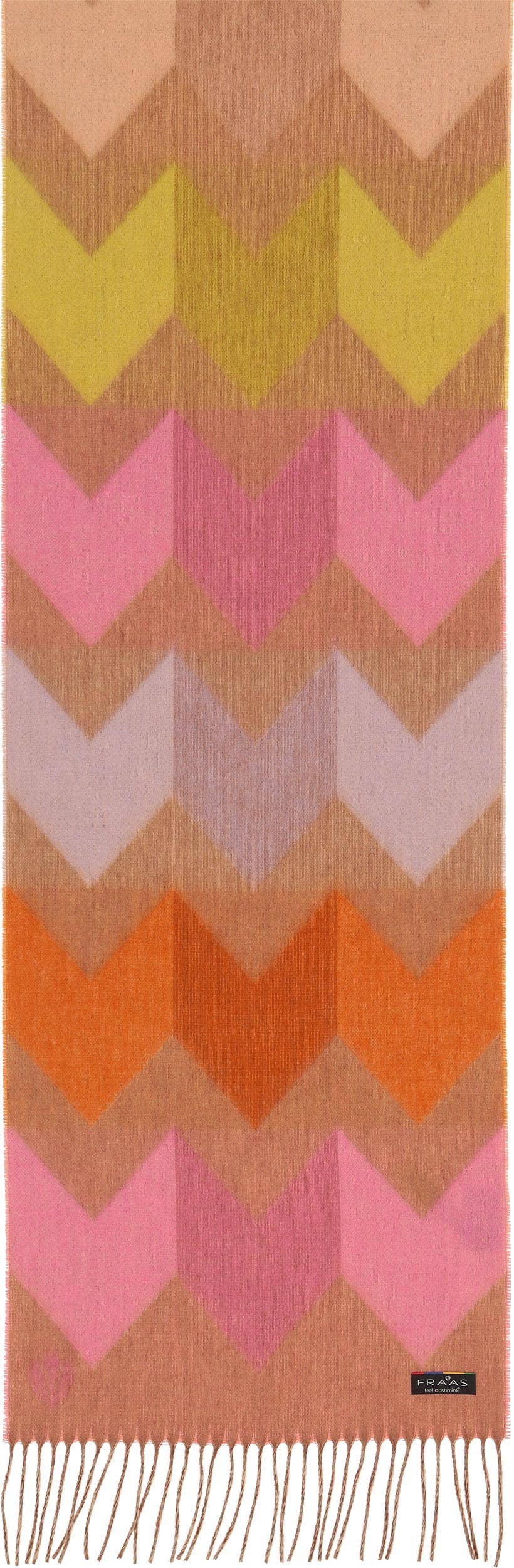 FRAAS - The Scarf Company - Vente Écharpe – femme - Chevron Zig Zag Eco1
