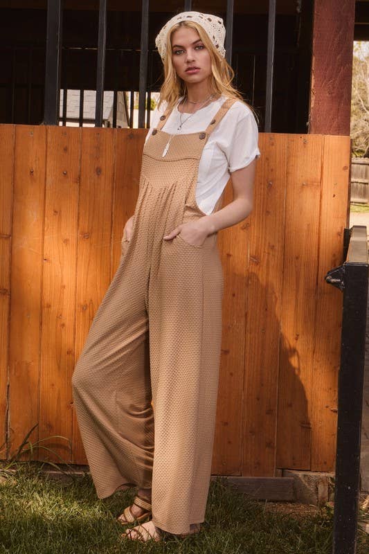 Oddi - Wholesale Overalls - Women's - Texture Knit Overall Jumpsuit0