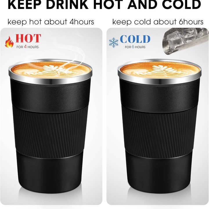 Crover - Wholesale Insulated Mug/Tumbler - 13oz Insulated Coffee Mugs with Leakproof Lid1