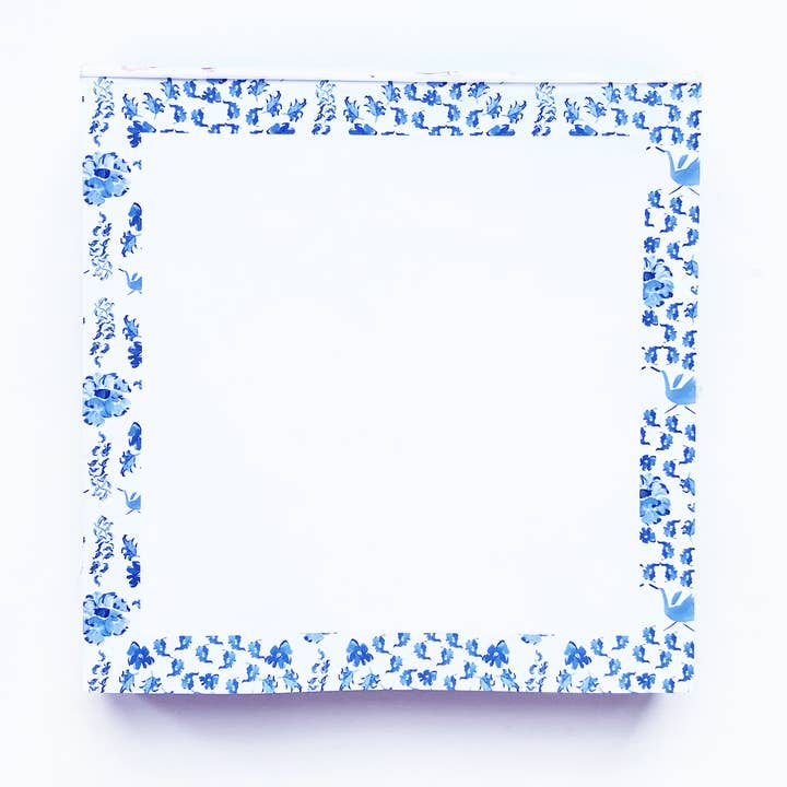 Blue Bird Notepad for wholesale by Elayna Johnson Design