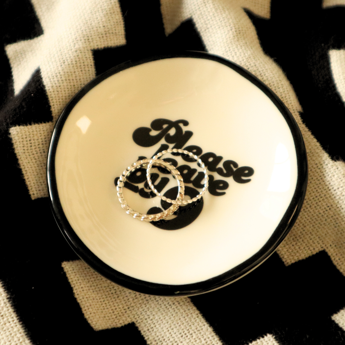 Properly Improper - Wholesale Jewelry Dish - Ring Dish Please Leave By 93