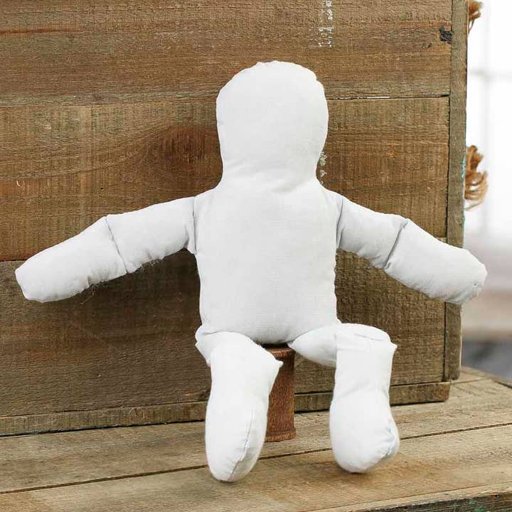 Factory Direct Craft - Wholesale Doll - Kids - 12" Pre-Stuffed Natural Muslin Doll