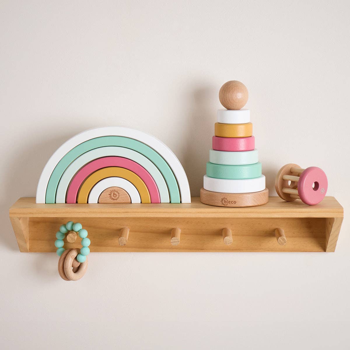 Bieco Spielwaren – wholesale Wood toy – Child – RAINBOW BERRY FSC®2