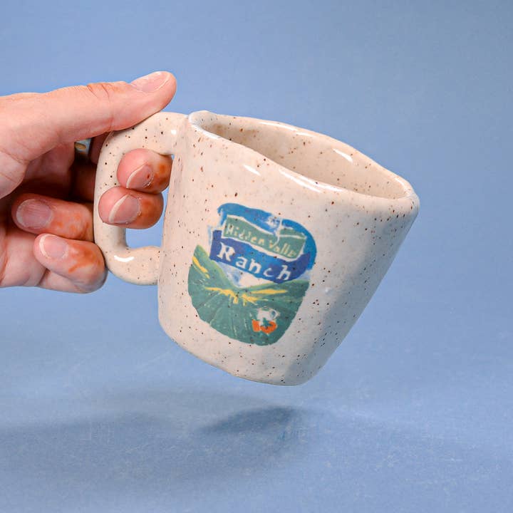 Juice Ceramics Handmade Pottery and Jewelry - Wholesale Coffee Mug - Ranch - Speckled Stoneware Handmade Coffee Mug  7-8 oz1