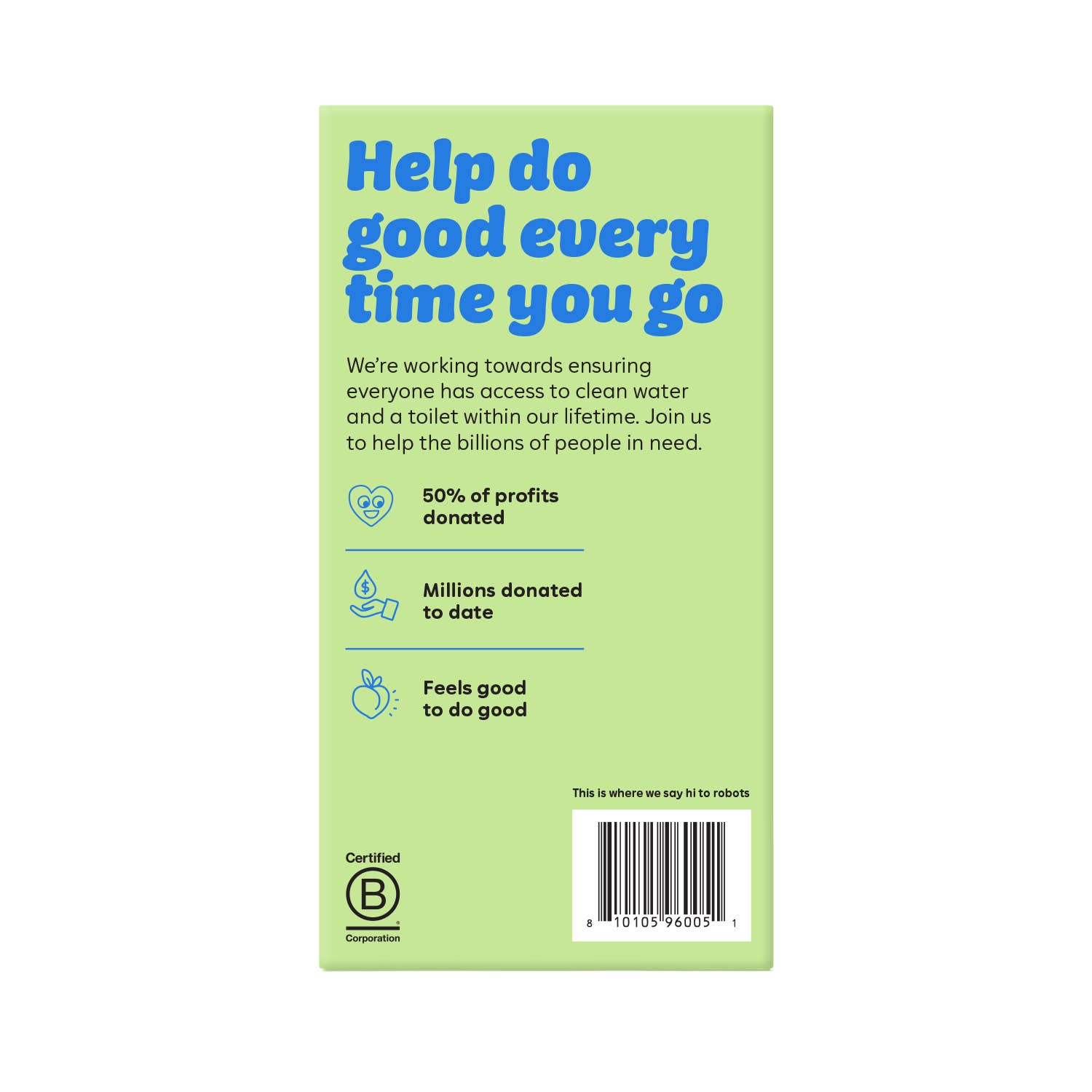 Who Gives a Crap - Vente Papier toilette - Papier hygiénique 100 % recyclé - Paquet de 4 pour la vente au détail (6/caisse)5