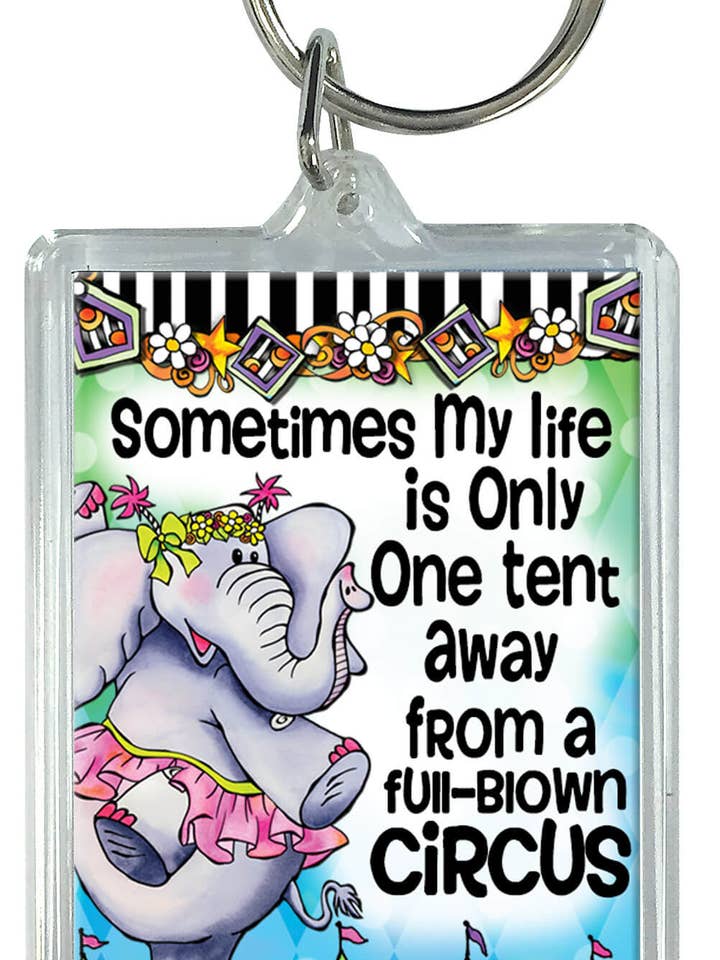 Cirkus nøglering for engroshandel hos Suzy Toronto Wholesale