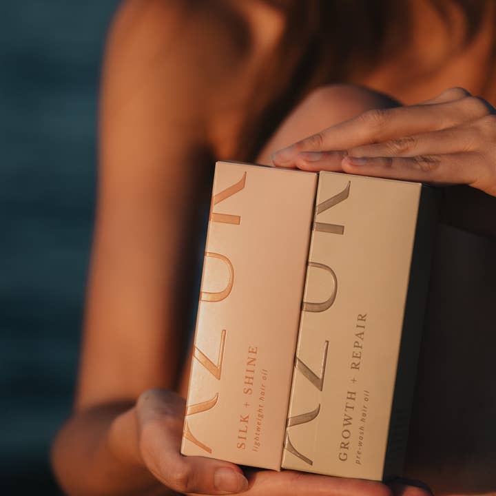 Azur Natural Bodycare BV - Wholesale Hair Oil - GROWTH & REPAIR Pre-wash Hair Serum | 100% Natural 8