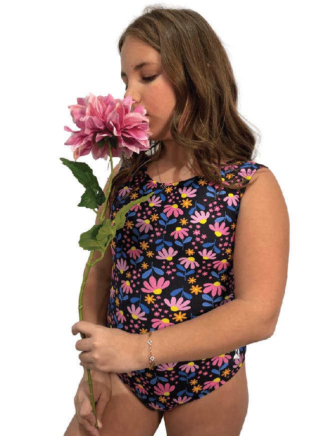 Groovy Garden Foxy's Gymnastikdragt for engroshandel hos Foxy's Leotards