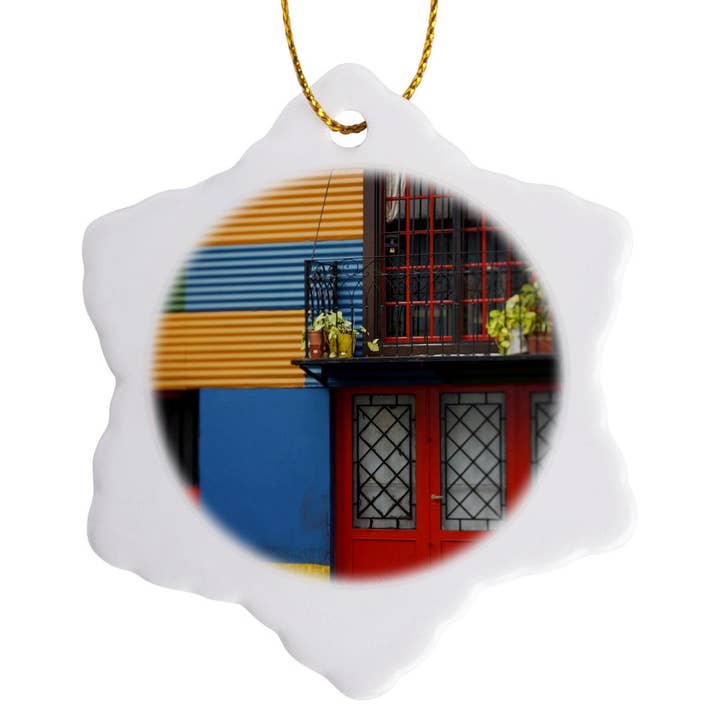 3dRose - Wholesale Ornament - 3dRose, Caminito, La Boca, Buenos Aires, Argentina - SA01 SWS0006 - Stuart Westmorland, Ornament7
