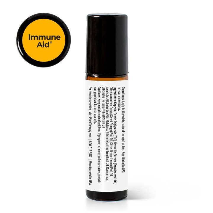 Plant Therapy - Wholesale Essential Oil Roll-On - Immune Aid Essential Oil Blend Pre-Diluted Roll-On