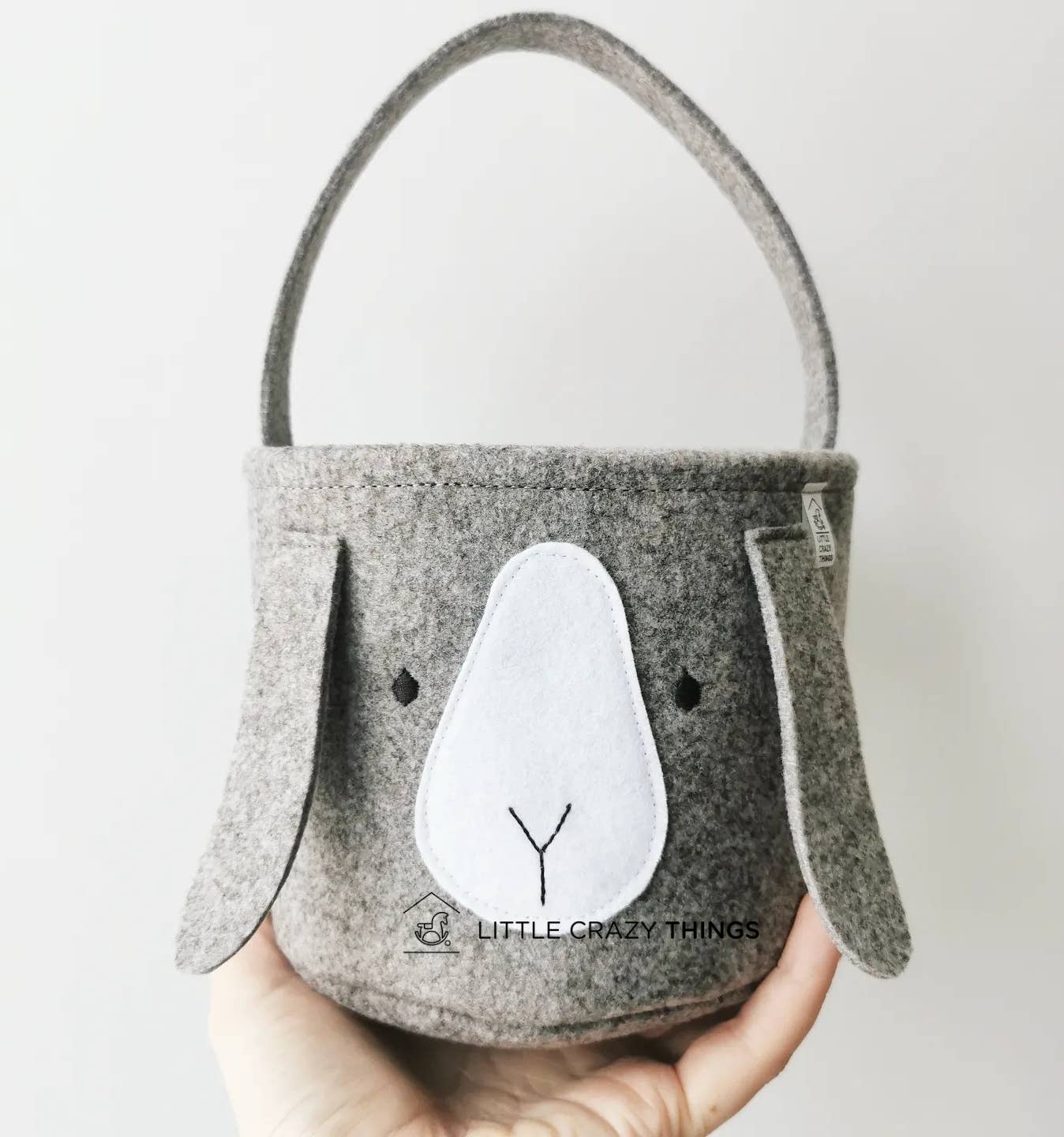 Little Crazy Things - Wholesale Basket - Kids & Baby - Easter basket, felt bunny basket, farm theme, ranch life0