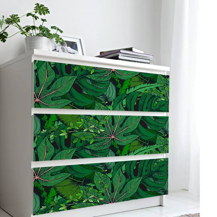 Troperne, Illustration, Tropisk indretning, Tapet for engroshandel hos KUARKI