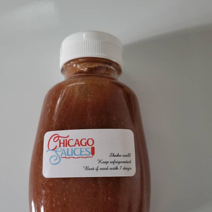 Chicago Sauces Signature Sauce - Chipotle Strawberry Peach for wholesale by Chicago Sauces