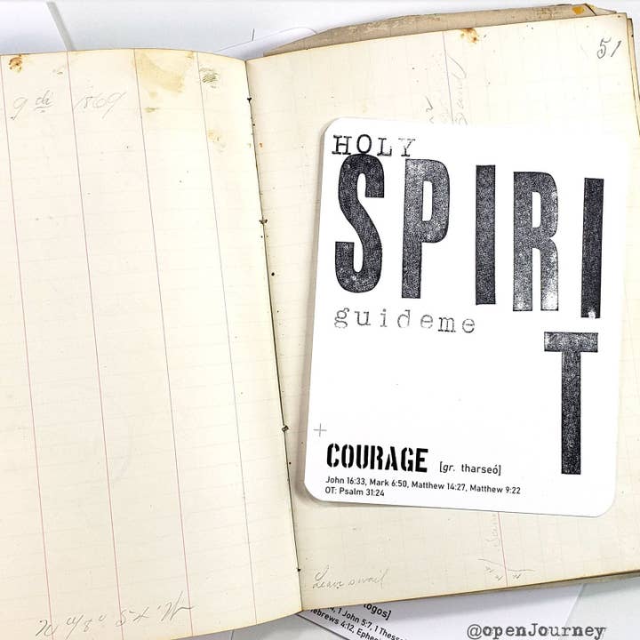 Open Journey - Wholesale Journal/Diary - Word Focus 40 LARGE journaling card set6