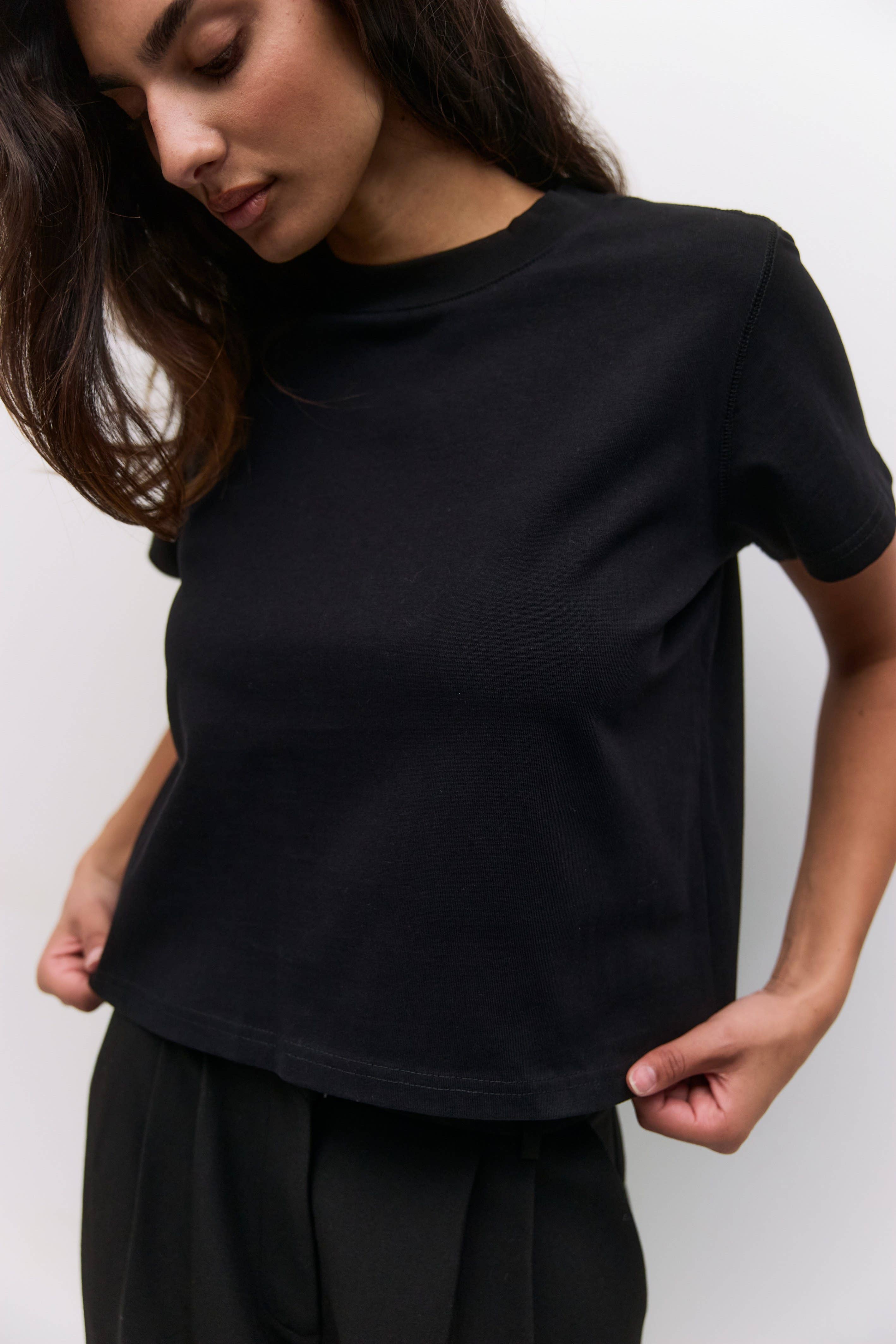 MOD REF - Wholesale T-Shirt - Women's - The Lanie Top | Women's Heavyweight Cotton T-Shirt28