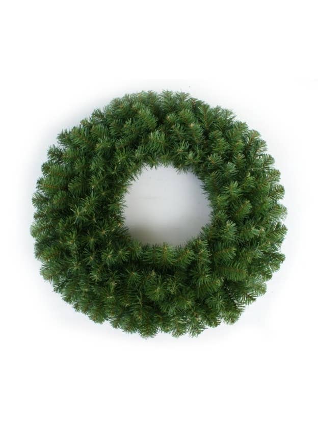 20" Northern Spruce Wreath Faux Christmas Collection for wholesale by Larksilk