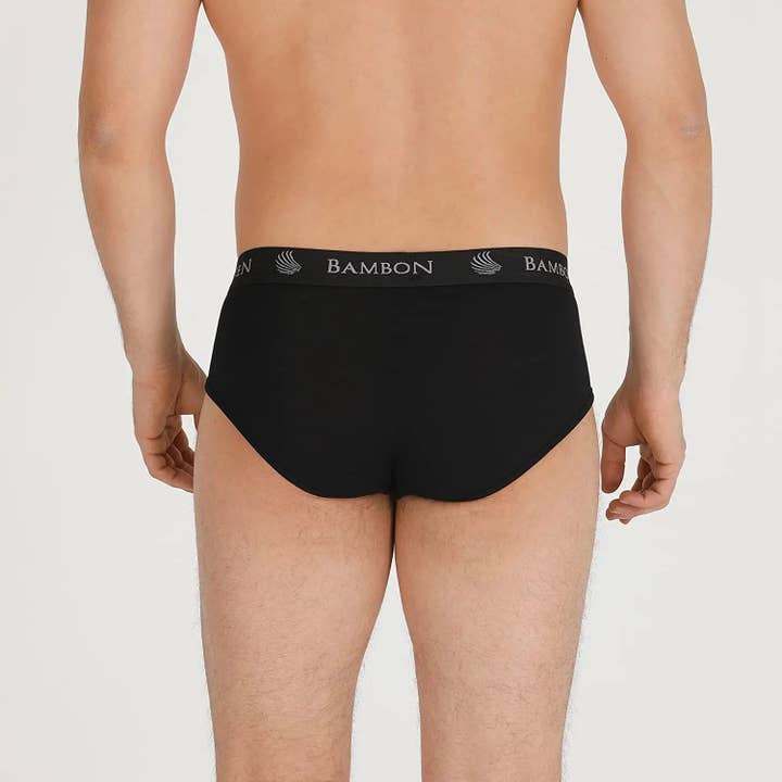 Bambooven - Wholesale Underwear - Men's - Bambooven Breathable Briefs with Pouch – Sweat-Wicking Underwear, Men’s Underwear, Anti-Chafing, Built-in Pouch Support (4 Pack)