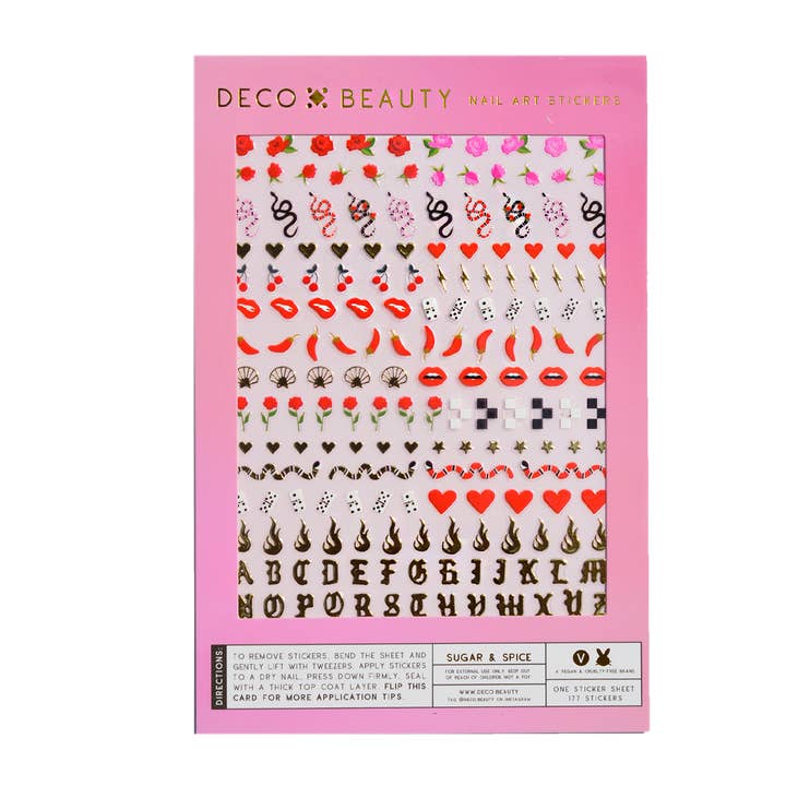 Deco Beauty - Wholesale Nail art/decal - Nail Art Stickers - SUGAR & SPICE2