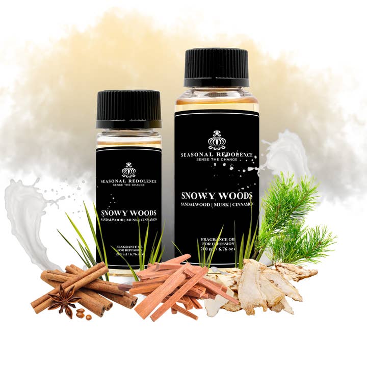 Seasonal Redolence - Wholesale Diffuser Fragrance Refill - Snowy Woods Luxury Home Oil Diffuser Scent1