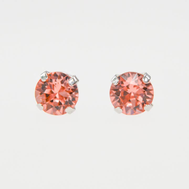Rose Peach Stud Earrings | Katora for wholesale by katora jewelry
