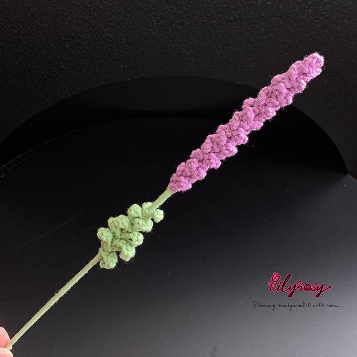 Lilyrosy(Duty free) - Wholesale Artificial Flowers - Lilyrosy Crochet Lavender, Handmade Gifts