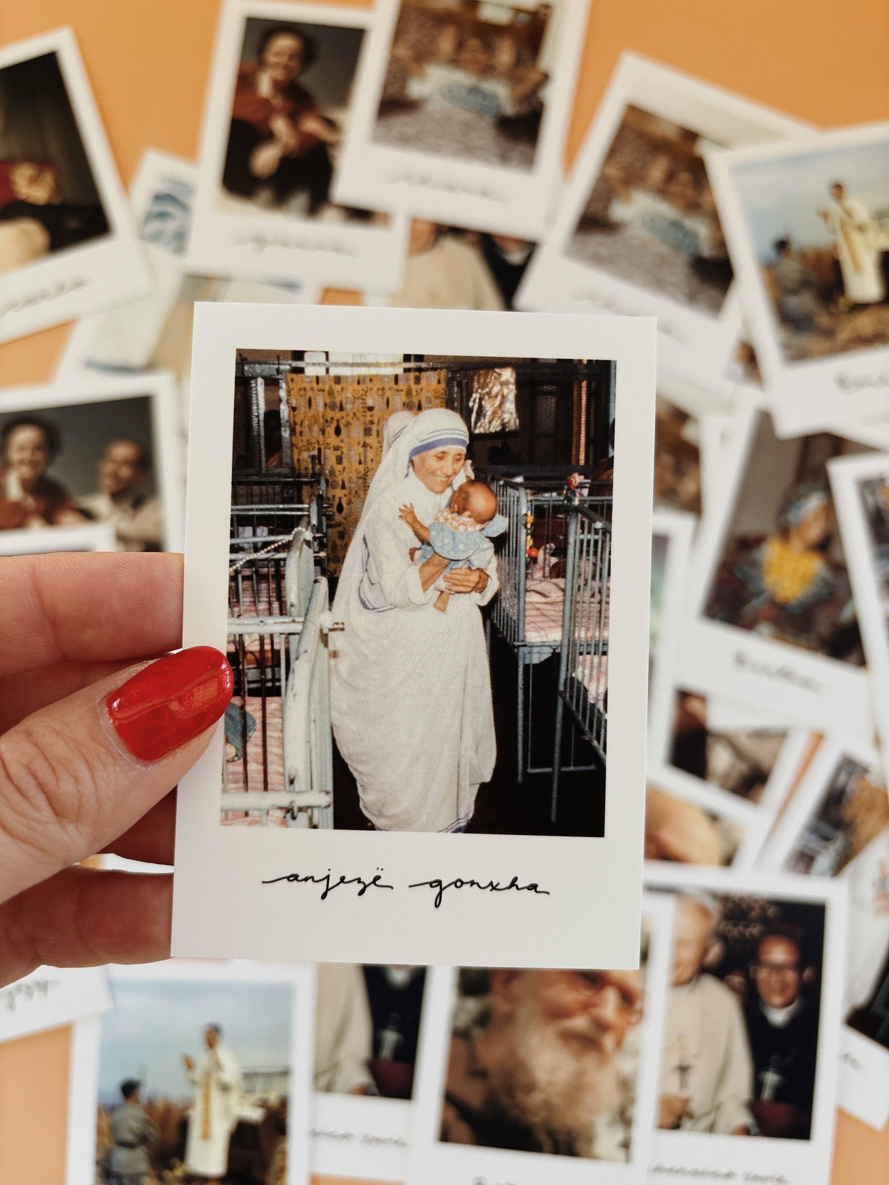 January Jane Shop - Wholesale Religious Card - Saint Polaroid Minis Color Pack7