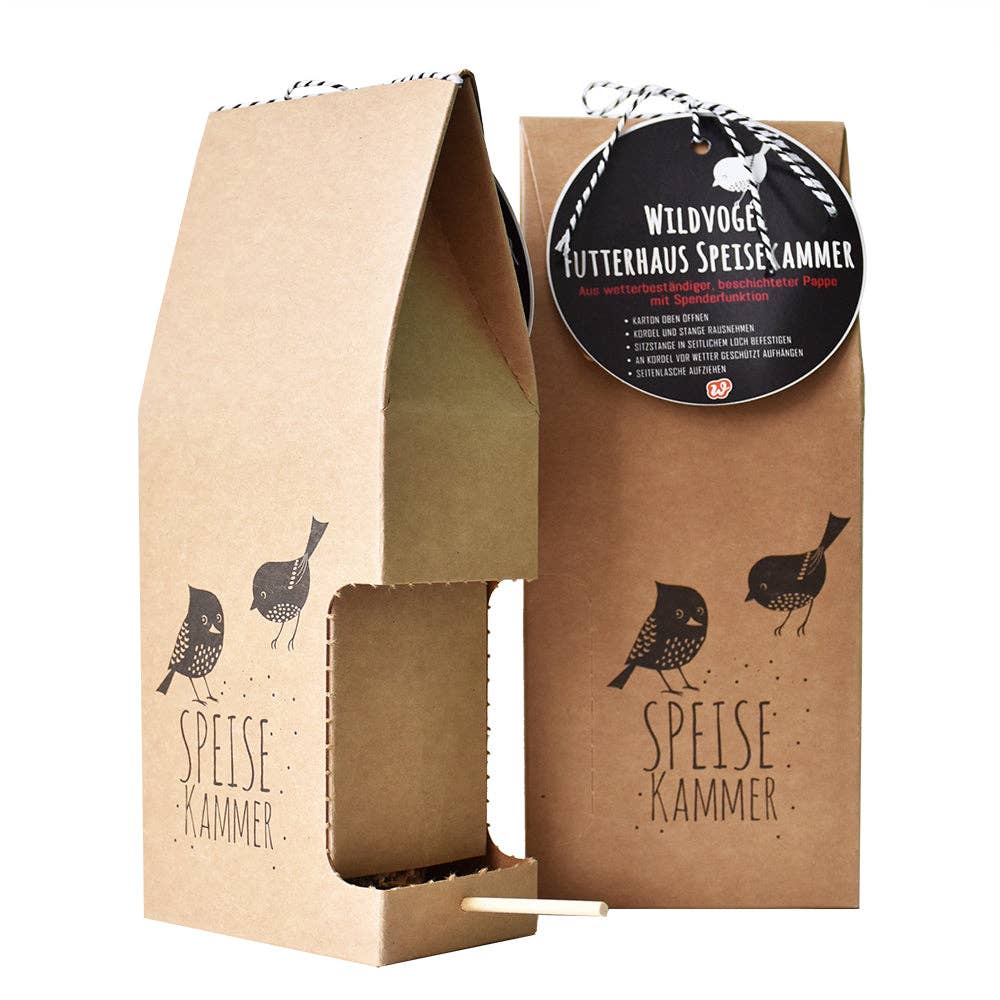 Wunderle GmbH - Wholesale Bird Feeder - Bird feeder made from natural cardboard - with practical dispenser function3