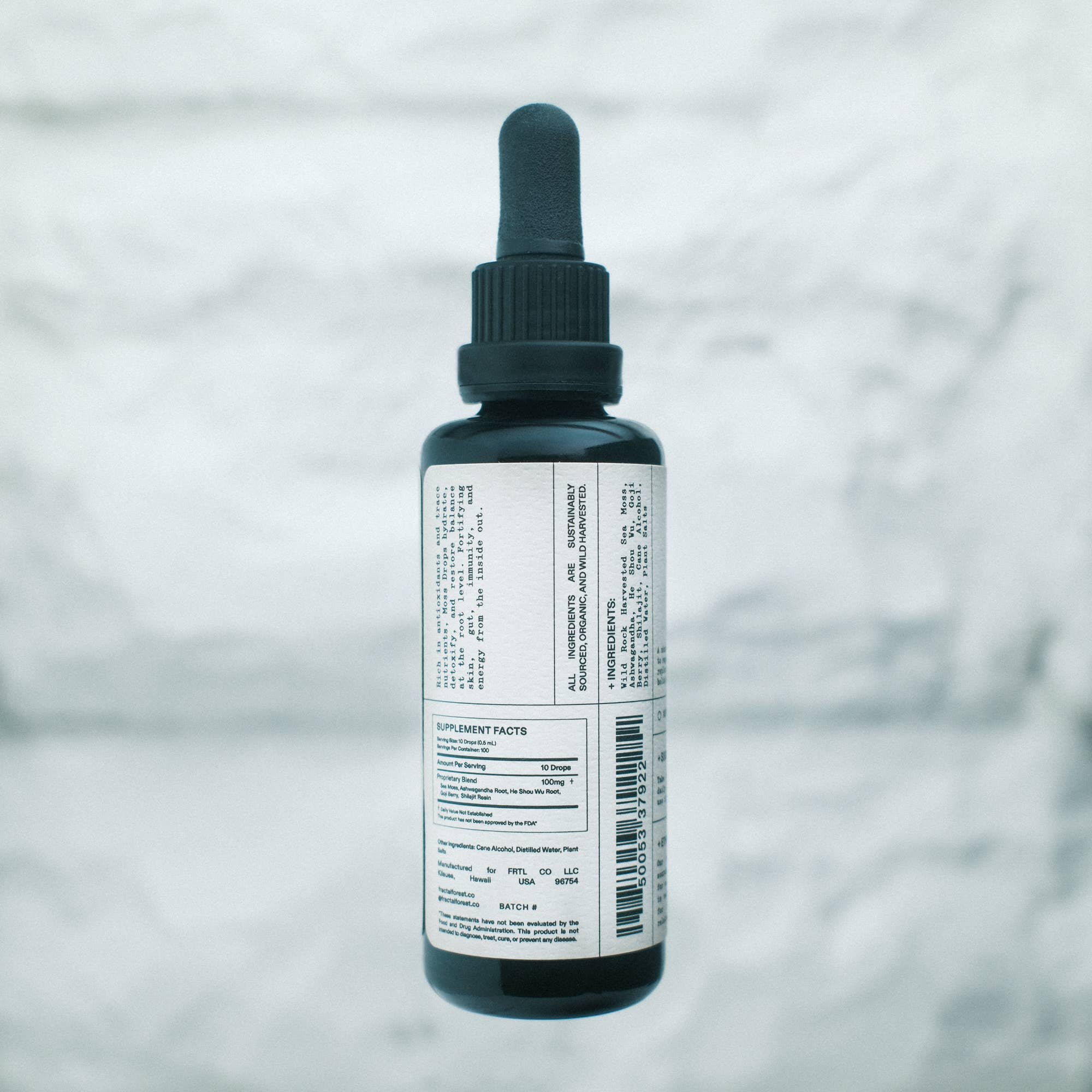 Fractal Forest - Vente Supplément oral/vitamine - MOSS Drops - Teinture spagyrique minérale avec toniques adaptogènes2