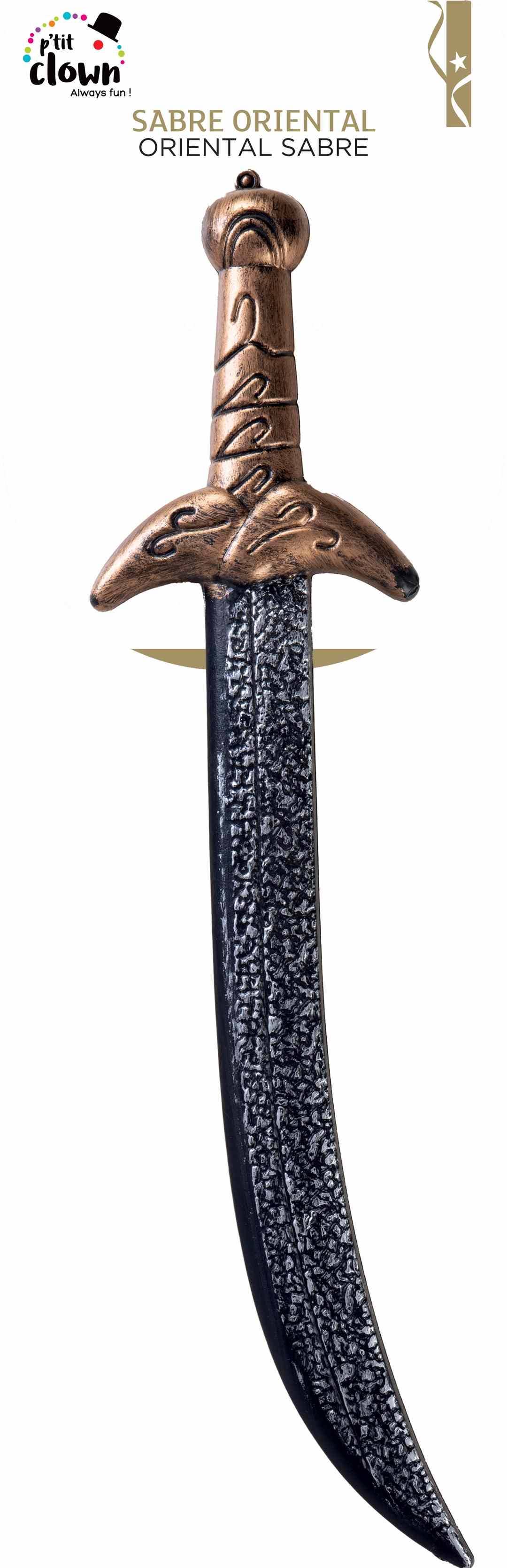 P'tit Clown – Großhandel Klassisches Spielzeug – Kinder – Orientalischer Säbel - 45 cm